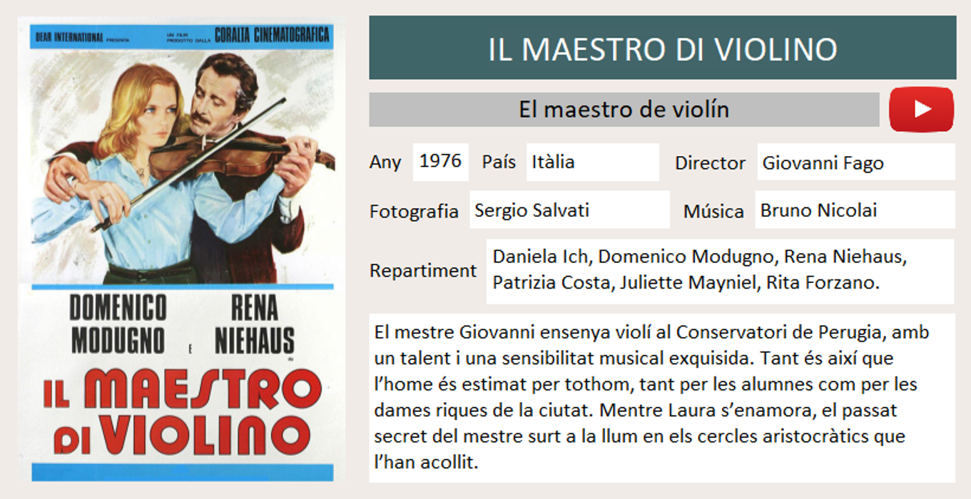 Il maestro di violino