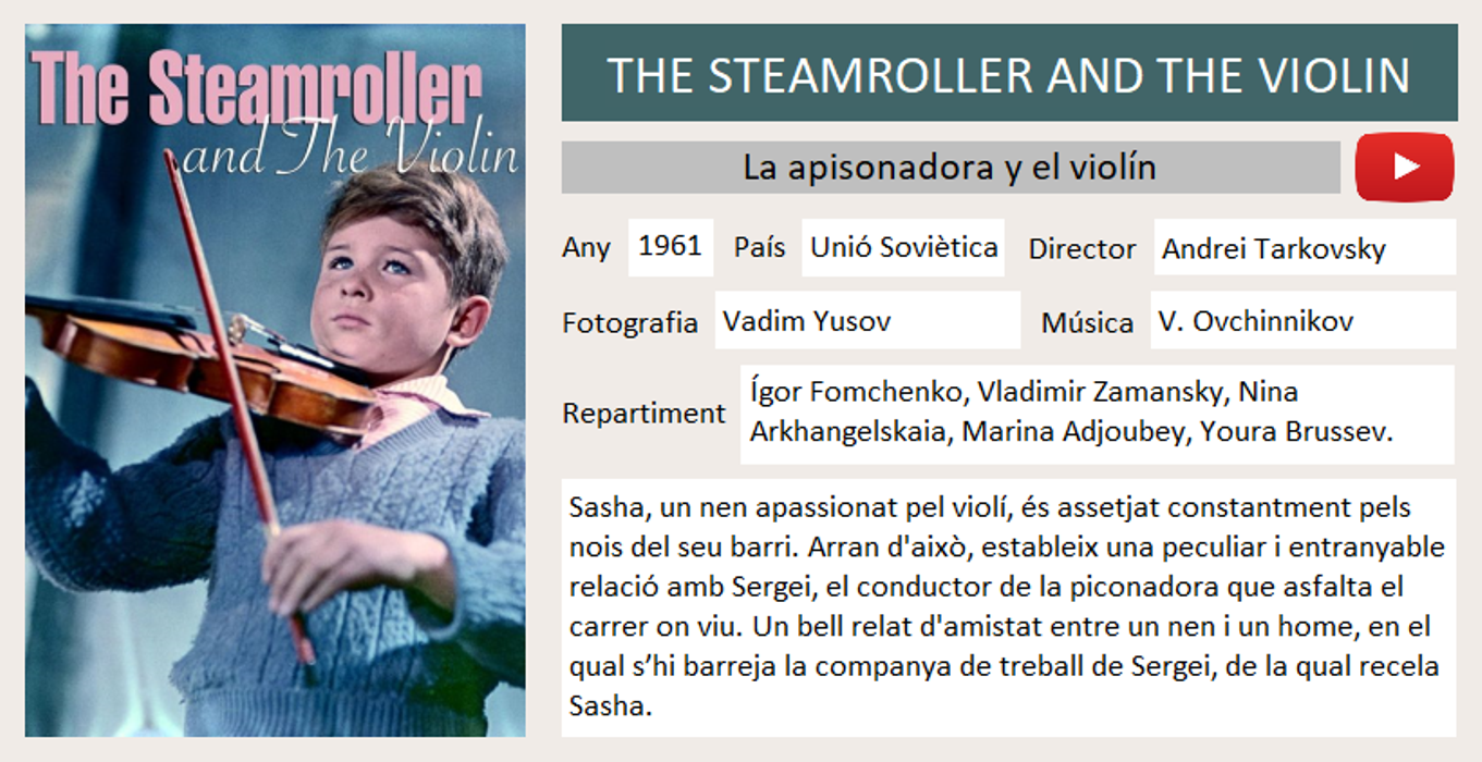 The steamroller and the violin